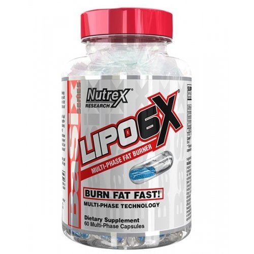 Lipo 6X, 60 pcs, Nutrex Research. Fat Burner. Weight Loss Fat burning 