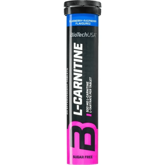 BioTech Biotech Effervescent L-Carnitine 500 mg 20 tabs Blueberry-Raspberry, , 20 шт