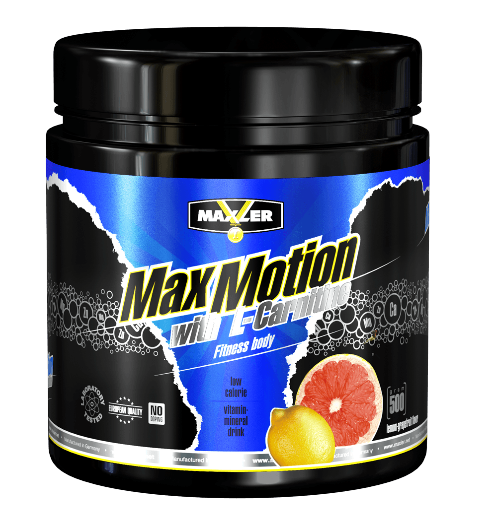 Max Motion with L-Carnitine, 500 g, Maxler. Bebidas. 