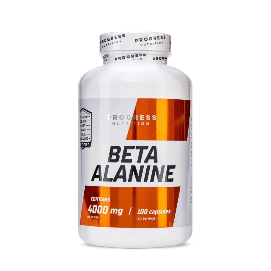 Аминокислота Progress Nutrition Beta Alanine, 100 капсул,  мл, Progress Nutrition. Аминокислоты. 