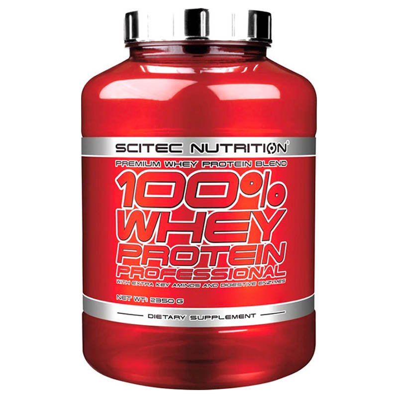 Scitec Nutrition Протеин Scitec 100% Whey Protein Professional, 2.35 кг Клубника-белый шоколад, , 2350  грамм