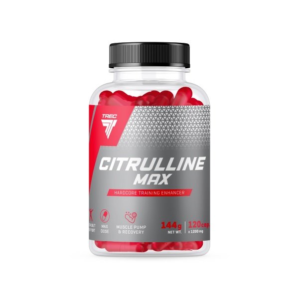 Аминокислота Trec Nutrition Citrulline MAX, 120 капсул,  мл, Trec Nutrition. Аминокислоты. 