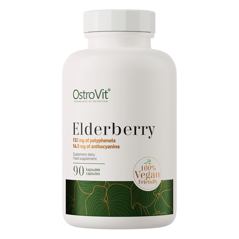 OstroVit Натуральная добавка OstroVit Vege Elderberry, 90 капсул, , 