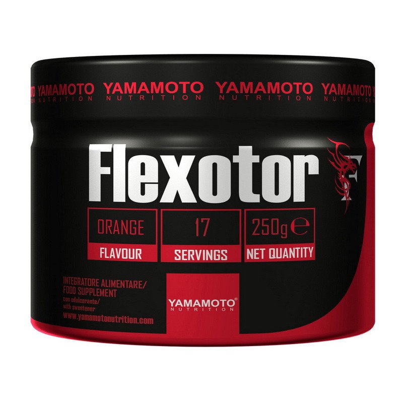 Предтреник Yamamoto nutrition Flexotor (250 г) ямамото флексотор red orange,  мл, Yamamoto Nutrition. Предтренировочный комплекс. Энергия и выносливость 