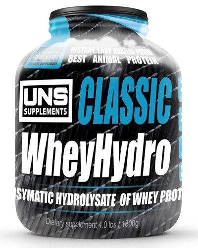 Classic WheyHydro, 1800 g, UNS. Whey hydrolyzate. Lean muscle mass Weight Loss recovery Anti-catabolic properties 