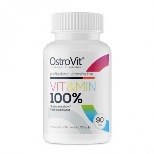 100% Vit&Min OstroVit 90 tabs,  ml, OstroVit. Vitamins and minerals. General Health Immunity enhancement 