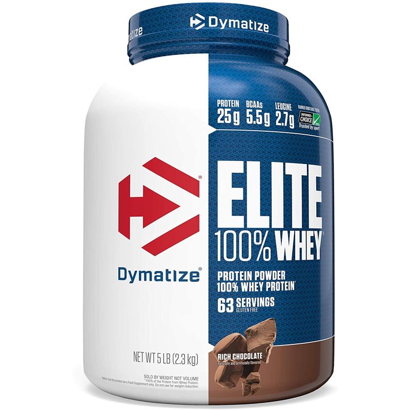 Протеин Dymatize Elite 100% Whey Protein, 2.3 кг Шоколад,  ml, Dymatize Nutrition. Proteína. Mass Gain recuperación Anti-catabolic properties 