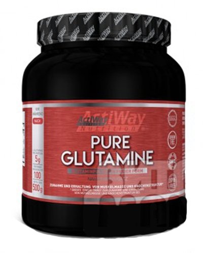 Pure Glutamine, 500 г, ActiWay Nutrition. Глютамин. Набор массы Восстановление Антикатаболические свойства 