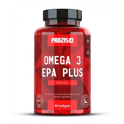 Omega 3 EPA Plus, 90 pcs, Prozis. Omega 3 (Fish Oil). General Health Ligament and Joint strengthening Skin health CVD Prevention Anti-inflammatory properties 