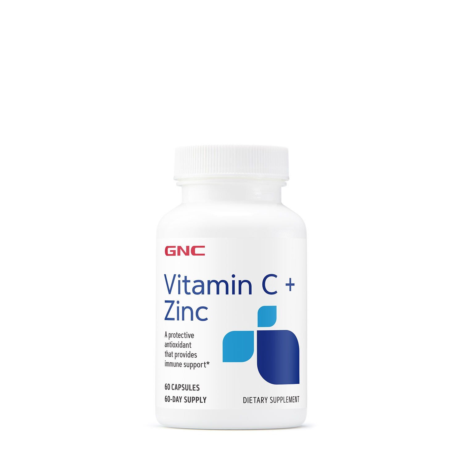 GNC Витамины и минералы GNC Vitamin C + Zinc, 60 капсул, , 