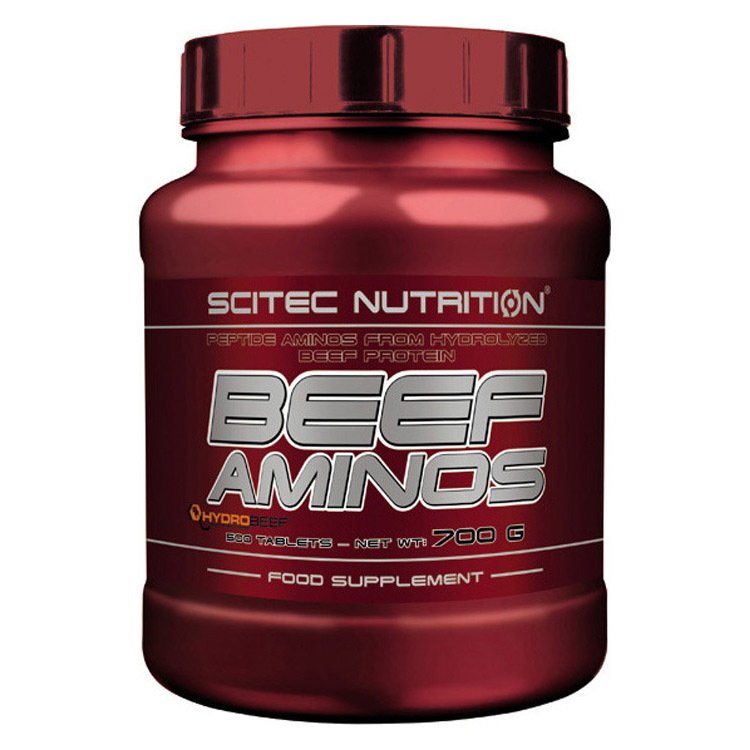 Аминокислота Scitec Beef Aminos, 500 таблеток ,  мл, Scitec Nutrition. Аминокислоты. 