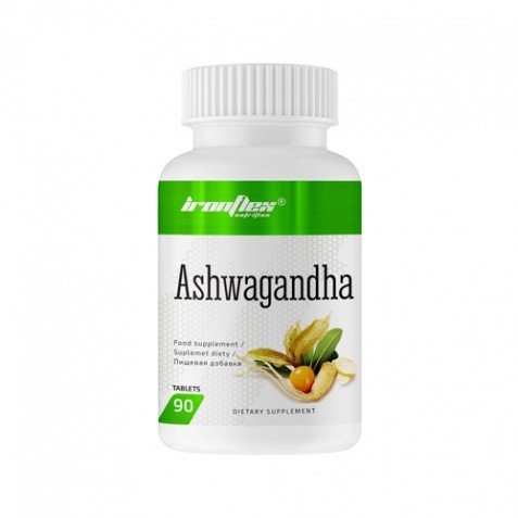 Натуральная добавка IronFlex Ashwagandha, 90 таблеток,  мл, IronFlex. Hатуральные продукты. Поддержание здоровья 