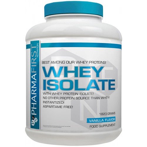 Whey Isolate, 1820 g, Pharma First. Whey Isolate. Lean muscle mass Weight Loss recovery Anti-catabolic properties 
