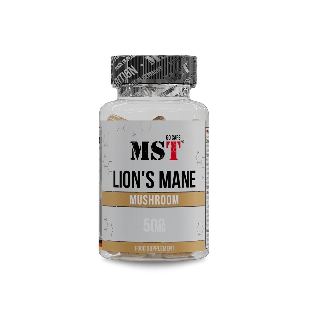 MST Nutrition Натуральная добавка MST Lion's Mane Mushroom, 60 капсул, , 