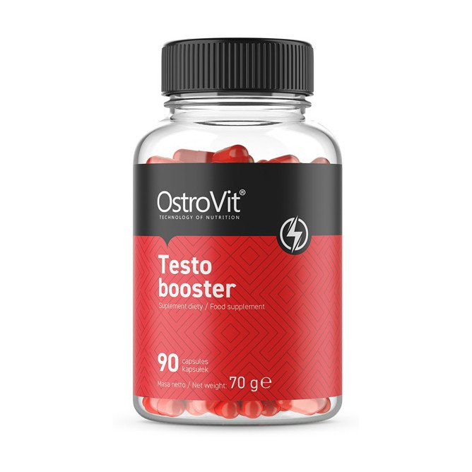 Тестостероновий бустер OstroVit Testo Booster 90 caps,  мл, OstroVit. Бустер тестостерона. Поддержание здоровья Повышение либидо Aнаболические свойства Повышение тестостерона 