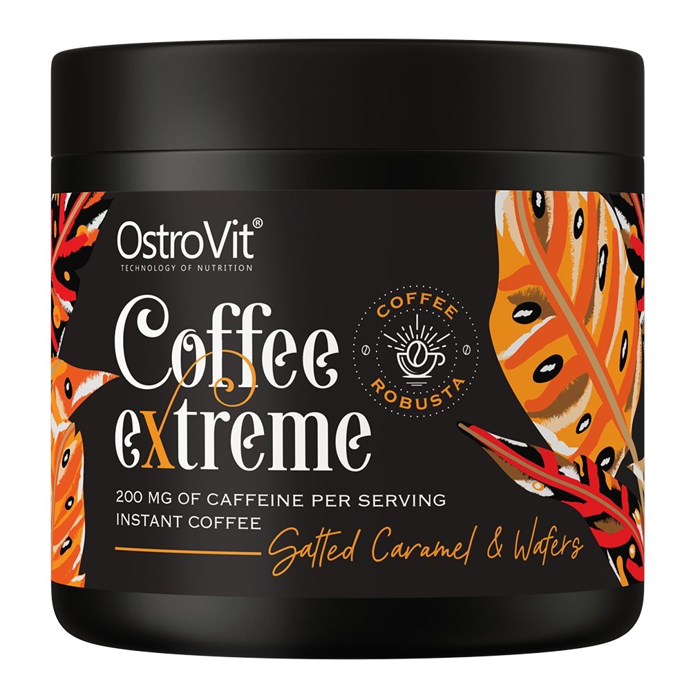 OstroVit Заменитель питания OstroVit Coffee Extreme, 150 грамм Соленая карамель и вафли, , 150 г