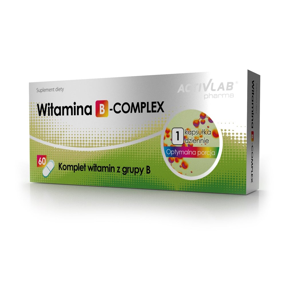 Витамины и минералы Activlab Vitamin B-Complex, 60 капсул,  ml, ActivLab. Vitamins and minerals. General Health Immunity enhancement 