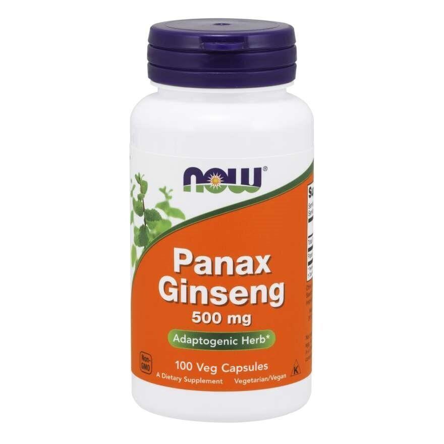 Now NOW Foods Panax Ginseng 500 mg 100 VCaps, , 100 шт.