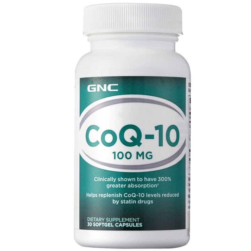 GNC Витамины и минералы GNC CoQ-10 100 mg, 30 капсул, , 