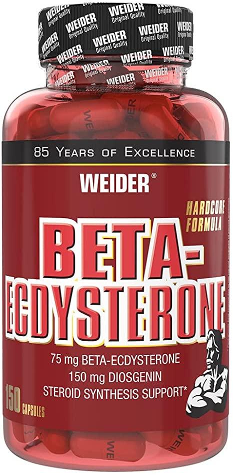 Препарат для підвищення тестостерону Weider Beta-Ecdysterone 150 caps,  мл, Weider. Бустер тестостерона. Поддержание здоровья Повышение либидо Aнаболические свойства Повышение тестостерона 