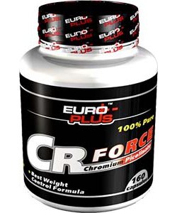 Cr Force, 160 piezas, Euro Plus. Picolinato de cromo. Weight Loss Glucose metabolism regulation Appetite reducing 