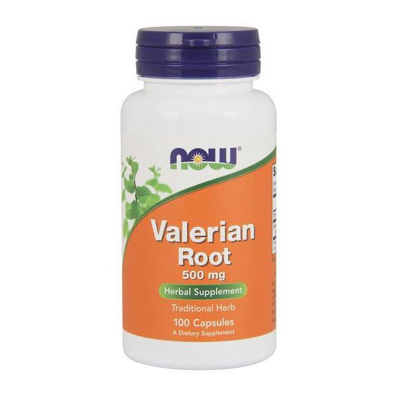 Корень валерианы экстракт Now Foods Valerian Root 500 mg (100 капс) нау фудс,  мл, Now. Hатуральные продукты. Поддержание здоровья 