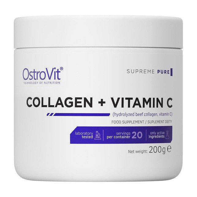 OstroVit Коллаген OstroVit Collagen + Vitamin C 200 грамм, , 
