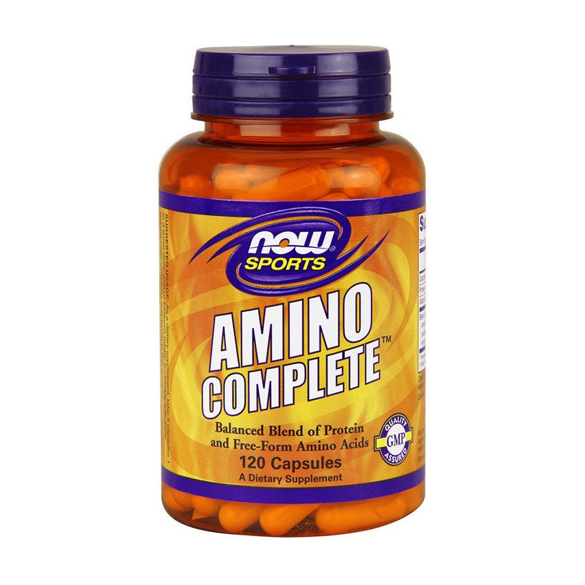 Now Комплекс аминокислот Now Foods Amino Complete (120 капс) нау фудс, , 120 
