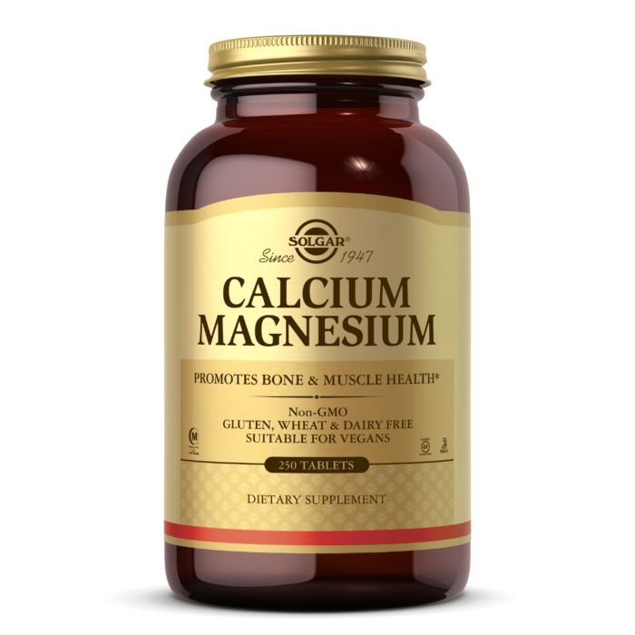 Витамины и минералы Solgar Calcium Magnesium, 250 таблеток,  ml, Solgar. Vitamins and minerals. General Health Immunity enhancement 