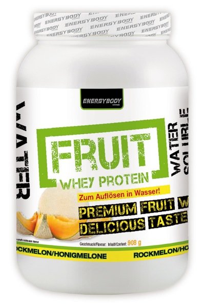 Fruit Whey Protein, 908 g, Energybody. Whey Concentrate. Mass Gain recovery Anti-catabolic properties 