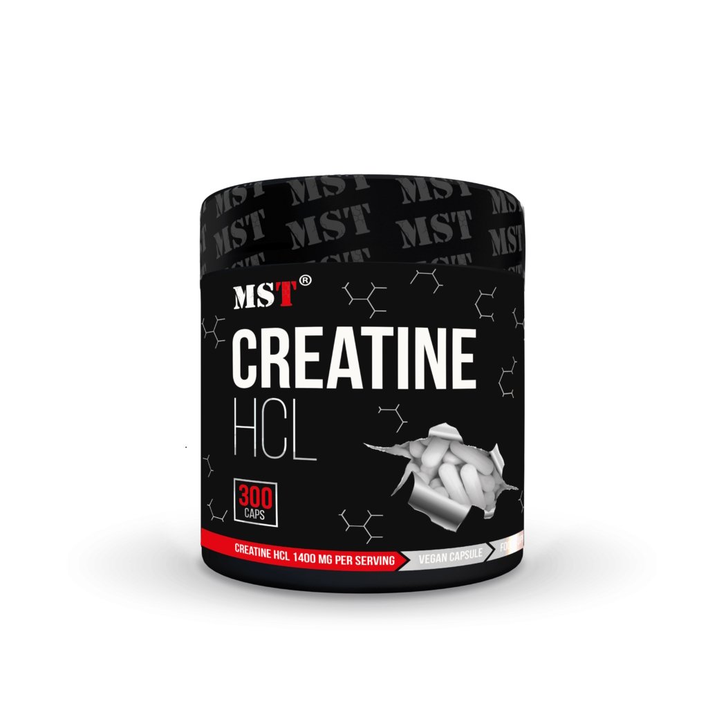 Креатин MST Creatine HCL, 300 вегакапсул,  мл, MST Nutrition. Креатин. Набор массы Энергия и выносливость Увеличение силы 