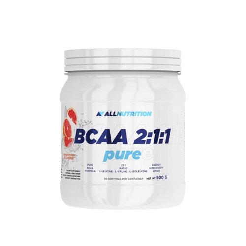 AllNutrition BCAA Pure 2:1:1 500 г Тропический фрукт,  ml, AllNutrition. BCAA. Weight Loss recuperación Anti-catabolic properties Lean muscle mass 