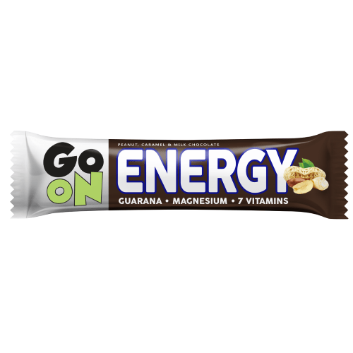 Батончик Go On Nutrition Energy Snickers + Guarana 50 g,  мл, Go On Nutrition. Батончик. 