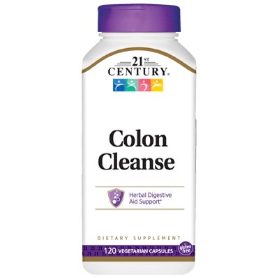 Натуральная добавка 21st Century Colon Cleanse, 120 вегакапсул,  ml, 21st Century. Natural Products. General Health 