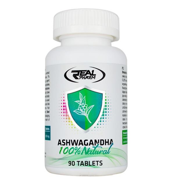 Real Pharm Натуральная добавка Real Pharm Ashwagandha, 90 таблеток, , 