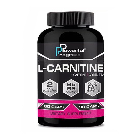 Л-карнитин Powerful Progress  L-Carnitine (90 капс) паверфул прогресс ,  мл, Powerful Progress. L-карнитин. Снижение веса Поддержание здоровья Детоксикация Стрессоустойчивость Снижение холестерина Антиоксидантные свойства 