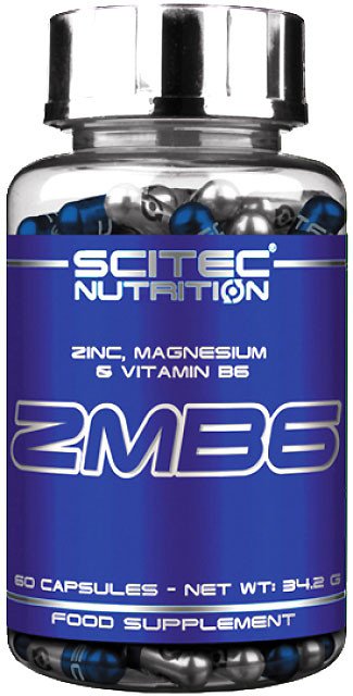 Scitec Nutrition ZMB6 Scitec Nutrition 60 caps, , 60 шт.
