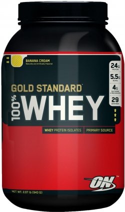 100% Whey Gold Standard, 909 г, Optimum Nutrition. Сывороточный протеин. Восстановление Антикатаболические свойства Сухая мышечная масса 
