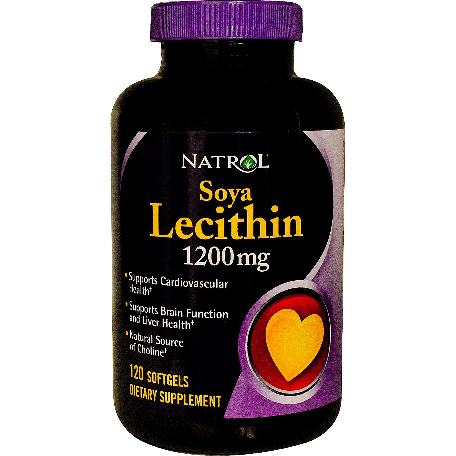 Soya Lecithin, 120 pcs, Natrol. Lecithin. General Health 