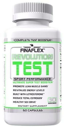 REVOLUTION TES, 90 pcs, Finaflex. Testosterone Booster. General Health Libido enhancing Anabolic properties Testosterone enhancement 