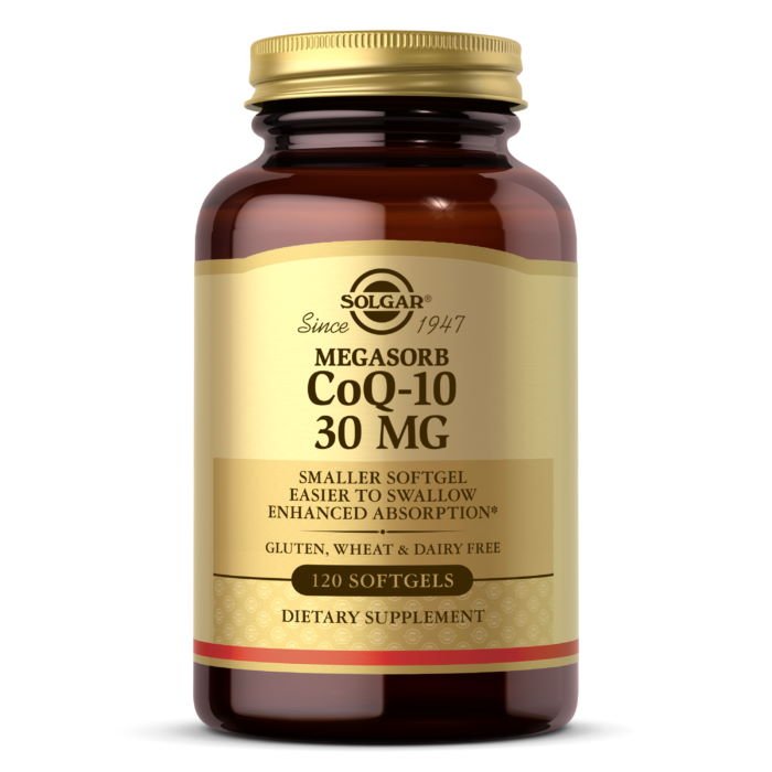 Витамины и минералы Solgar Megasorb CoQ-10 30 mg, 120 капсул,  ml, Solgar. Vitamins and minerals. General Health Immunity enhancement 