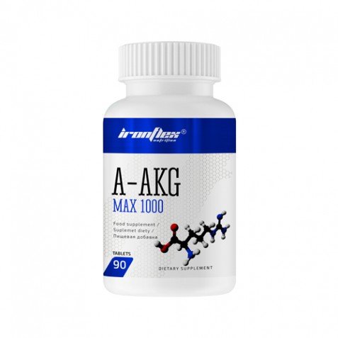 Аминокислота IronFlex A-AKG MAX 1000, 90 таблеток,  мл, IronFlex. Аминокислоты. 