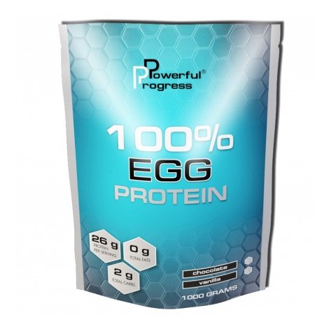 100% Egg Protein Powerful Progress 1000 g,  мл, Powerful Progress. Протеин. Набор массы Восстановление Антикатаболические свойства 