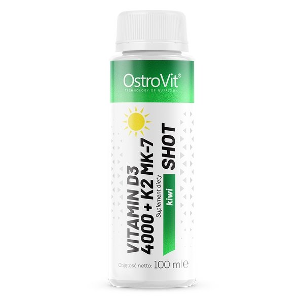 OstroVit Витамины и минералы OstroVit Vitamin D3 4000 + K2 MK-7 Shot, 100 мл Киви, , 