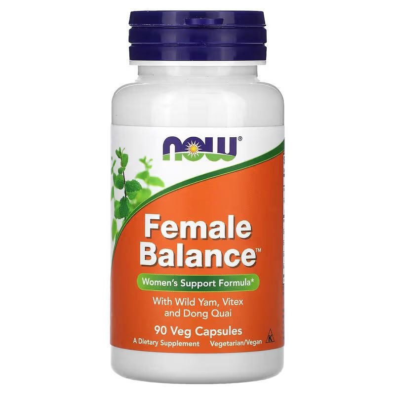 Now Натуральная добавка NOW Female Balance, 90 вегакапсул, , 