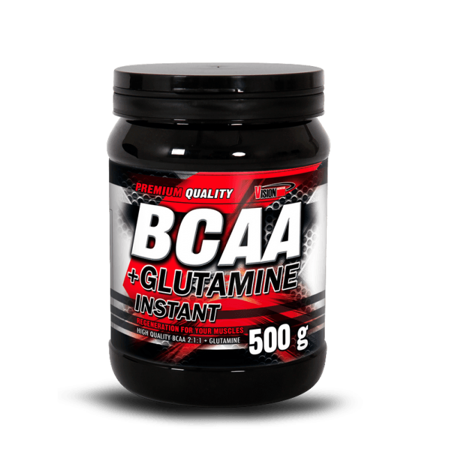 BCAA + Glutamine, 500 g, Vision Nutrition. BCAA. Weight Loss recovery Anti-catabolic properties Lean muscle mass 