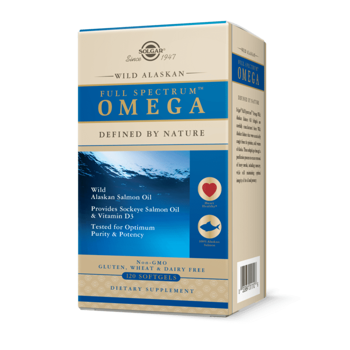 Solgar Жир Аляскинского Лосося, Wild Alaskan Salmon Oil, Solgar, 120 гелевых капсул, , 