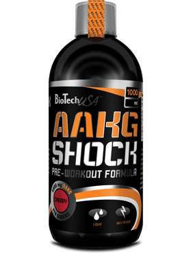 AAKG Shock Extreme, 1000 ml, BioTech. Arginine. recovery Immunity enhancement Muscle pumping Antioxidant properties Lowering cholesterol Nitric oxide donor 