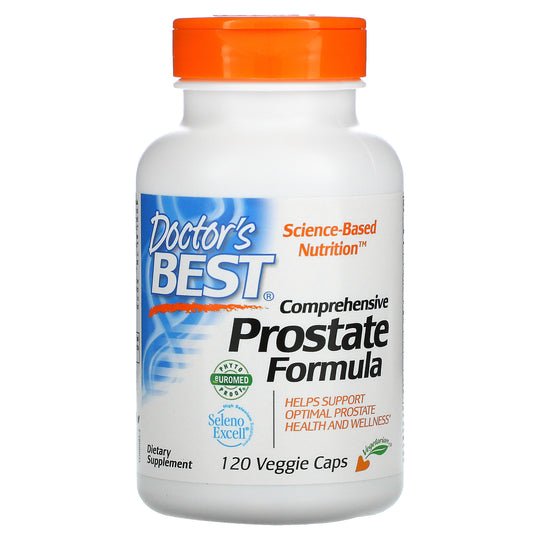 Натуральная добавка Doctor's Best Comprehensive Prostate Formula, 120 вегакапсул,  мл, Doctor's BEST. Hатуральные продукты. Поддержание здоровья 