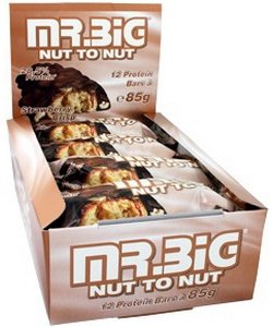 Mr.Big Nut to Nut Protein Bar, , 12 шт